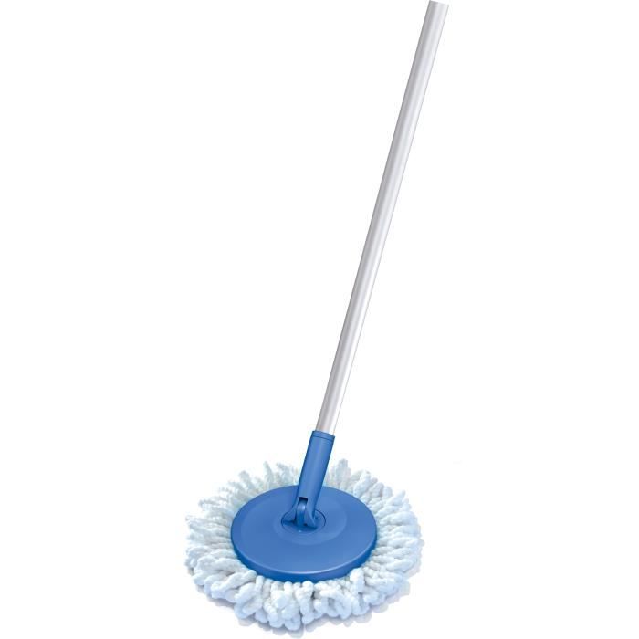 SPONTEX EXPERT Set balai à franges et seau à essorage rotatif