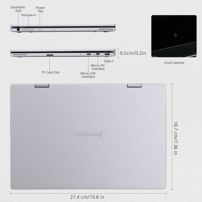 PC Ultrabook-Jumper EZbook S4 ordinateur portable3