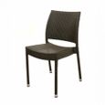 lot de 4 chaises empilables rsine tresse choc achat vente fauteuil jardin lot de 4 chaises empilables cdiscount - Chaise En Resine Tressee lot de 4 chaises empilables rsine tresse choc achat vente fauteuil jardin lot de 4 chaises empilables cdiscount - Chaise En Resine Tressee