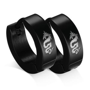 Satin/ées Bleu Rainur/ée Anneau Boucle doreille Charni/ère Cr/éoles Boucles doreilles pour Homme Femme