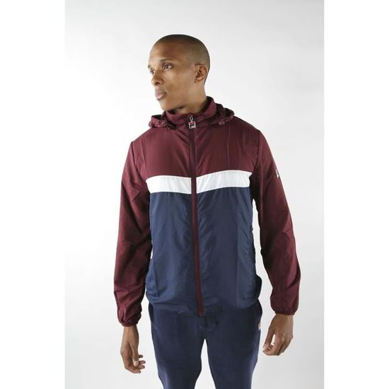 Fila Bleu Veste Coupe 2 Bordeaux Coppola Vent Capuche Et À Marine soCtBxhQrd