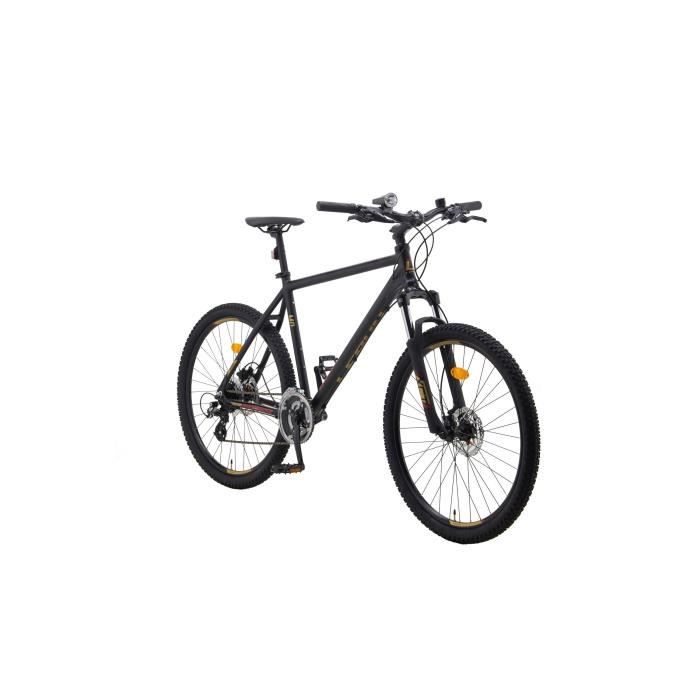 LERUN Vélo VTT cadre alu 27.5 - 24 vitesses Shimano-freins disquesTaille M