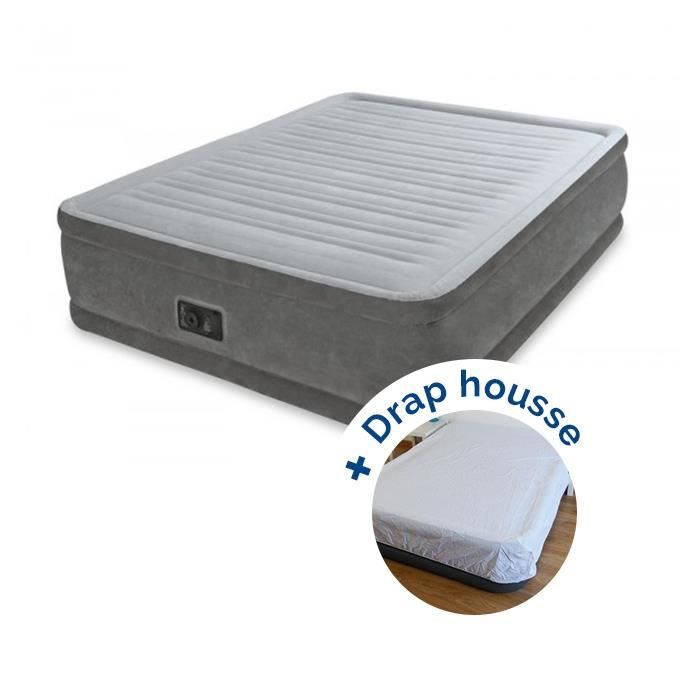 Combi Couette Drap Housse Pour Matelas Gonflable Decouverte Intex
