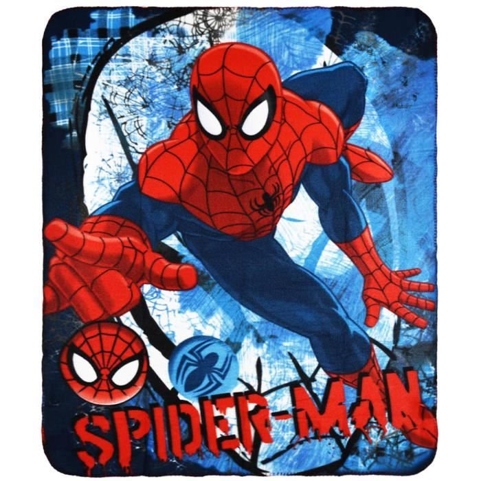 Couverture - plaid polaire enfant garçon Spider-ma - Achat ...