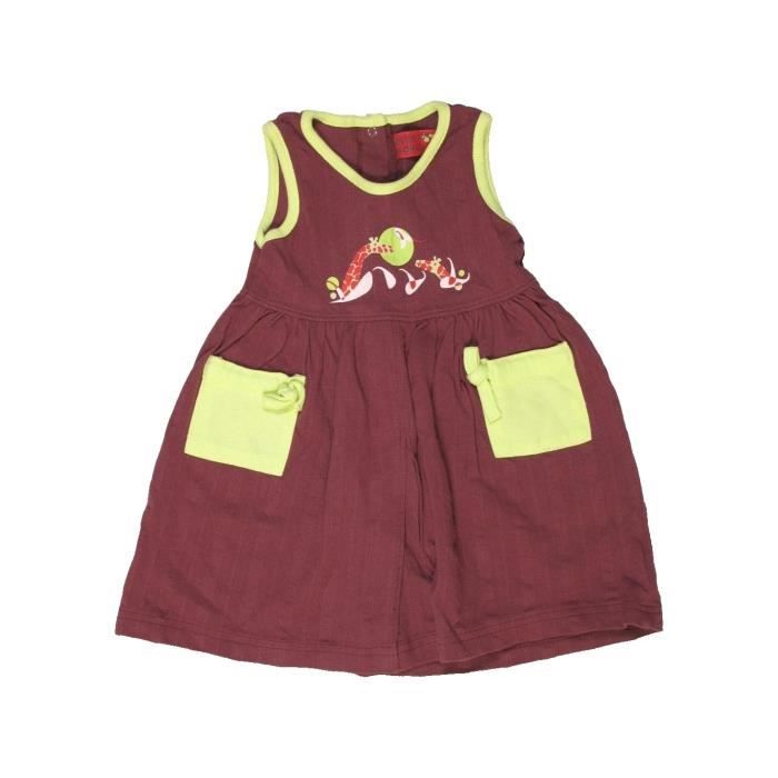 Robe Bébé Fille Gemo 12 Mois Marron été 815166 207221925