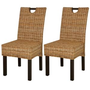 Chaises salle manger rotin - Achat / Vente Chaises salle ...