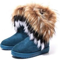 BOTTE Bottes de neige femmes personnalité Beau mi-bottes BOTTE Bottes de neige femmes personnalité Beau mi-bottes
