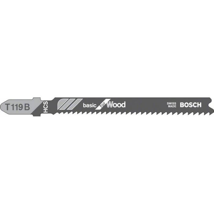 BOSCH 3 Lames de scie sauteuse T 119 B