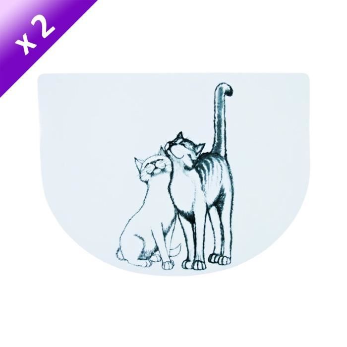 TRIXIE 2 Sets de table Pussy Cat 40 x 30cm pour chat