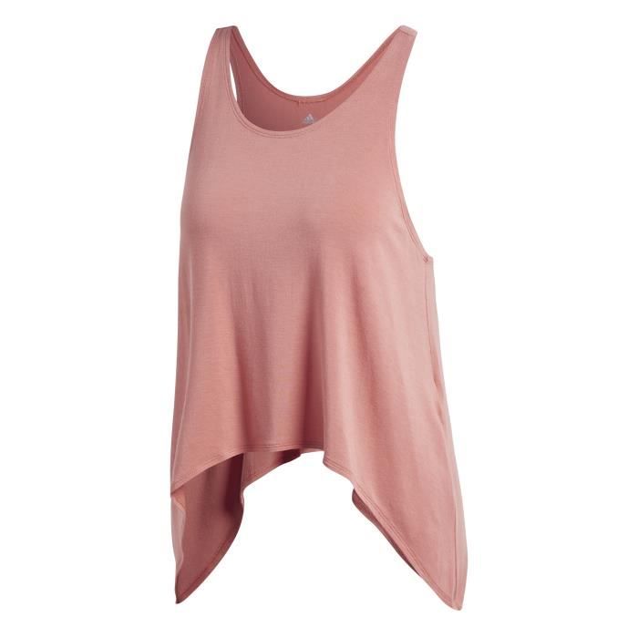 ADIDAS Débardeur Knot Tank - Femme - Rose corail