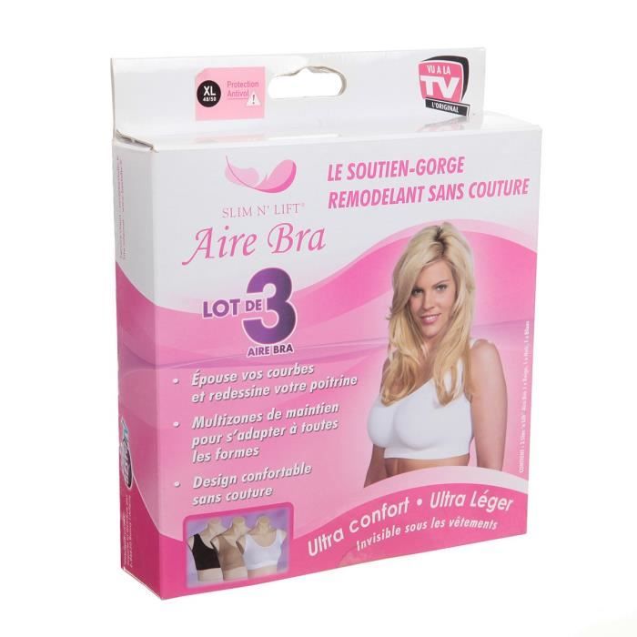 Lot de 3 soutien gorge