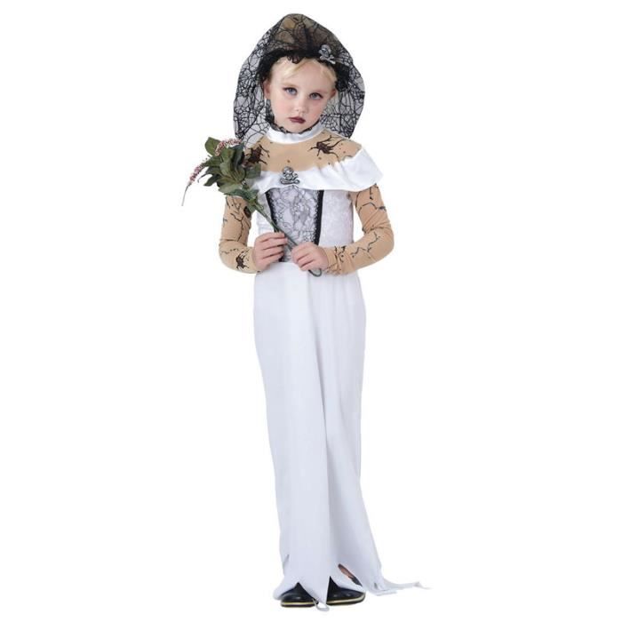 Taille Luxe Zombie Halloween Déguisement Fille Mariée S CBdeQorWEx