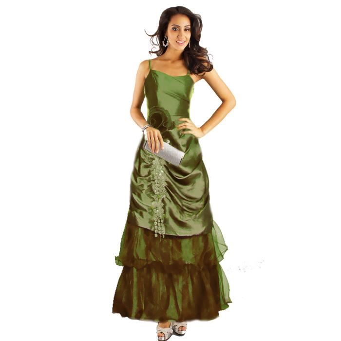 Robe de Soirée vert emeraude