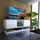 Meuble TV / Meuble salon - WIZZ - 140 cm - blanc m