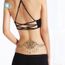 tatouage temporaire - éphémère réaliste - bas du dos lotus - achat