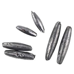 Plombs Olives Avec Gaine Caoutchouc Tubertini - Poids De 0.2g à 20g, Pour Pêche Au Coup Et Au Fond