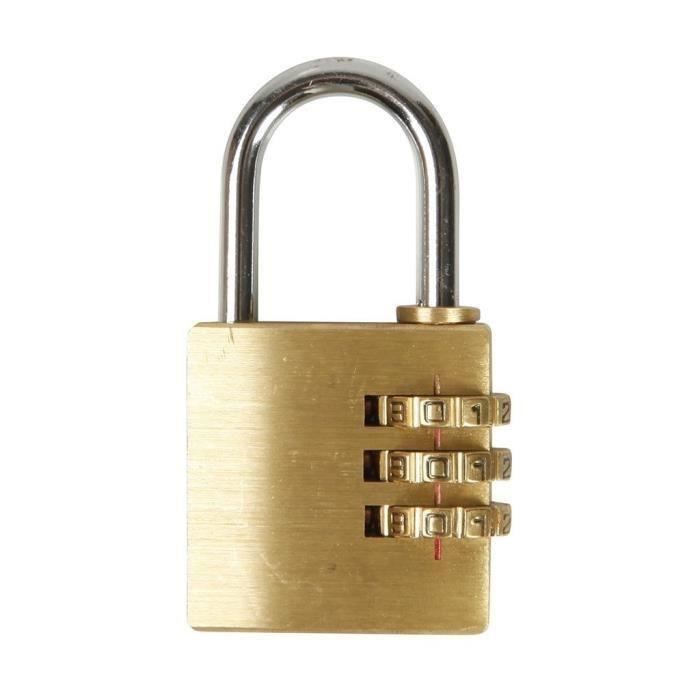COGEX Cadenas à combinaison laiton - 30 mm