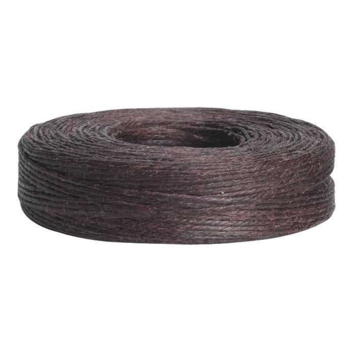 PANDURO Fil de lin ciré - Marron