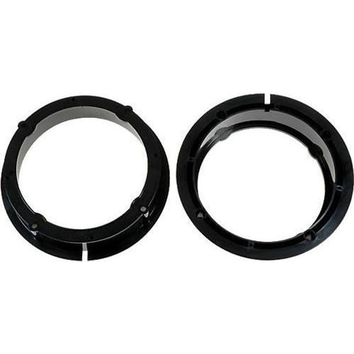 Lot De 2 Anneaux D'Espacement 16.5cm Pour Haut-parleurs Voiture - Compatible Magotan, Skoda | Montage Facile Sans Perçage