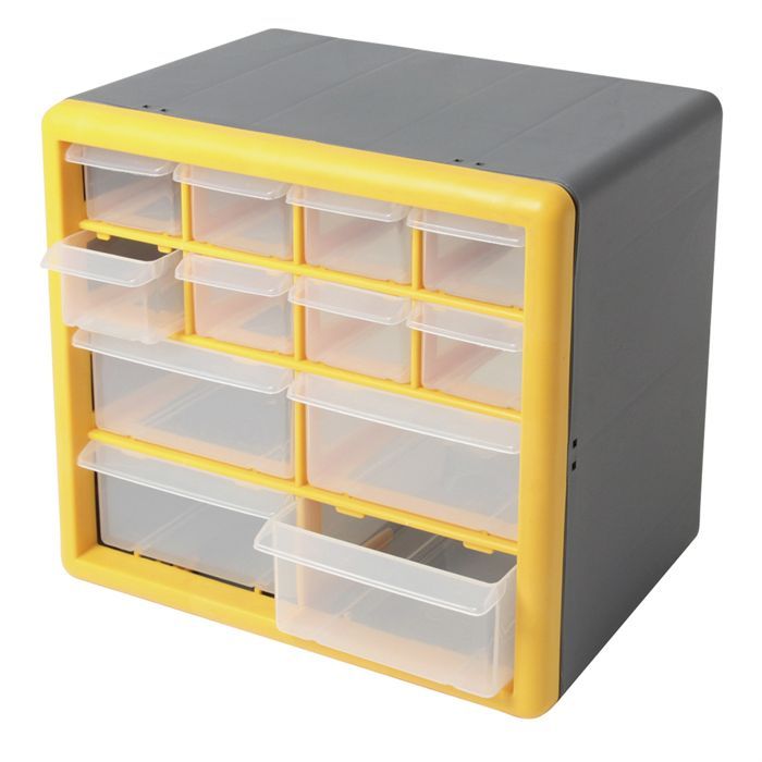 Casier de rangement COGEX plastique 12 tiroirs   Achat / Vente BOITE