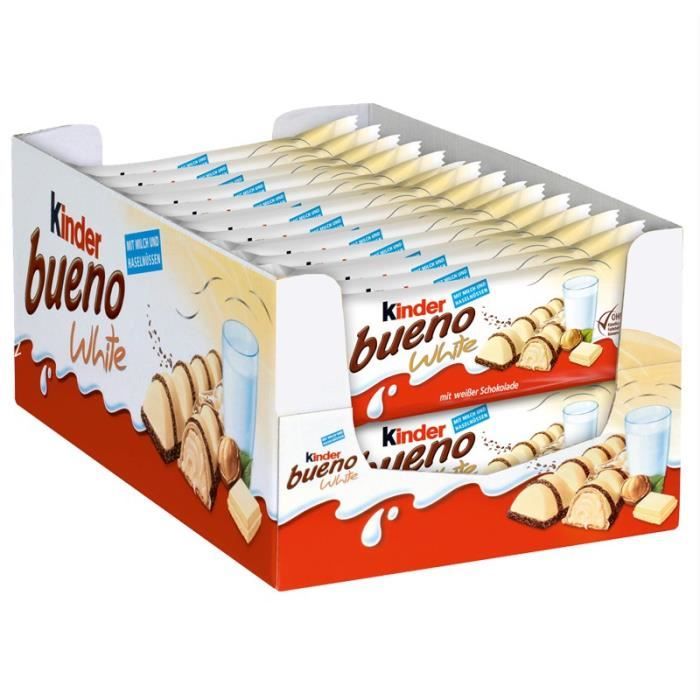 Ferrero Kinder Bueno White, chocolat 30 pièces Achat / Vente