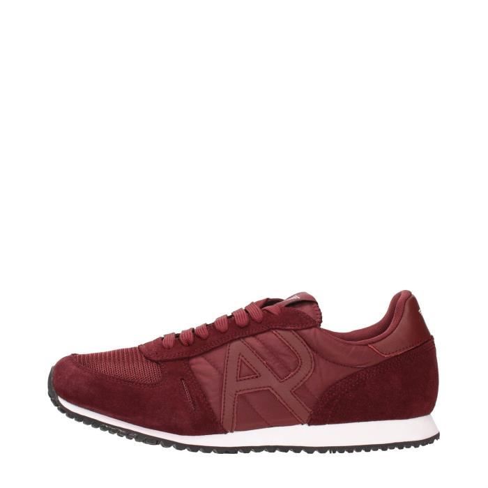 nero Armani Aj Jeans Sneakers blu Homme Bordeaux qxA1AdwY