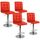 chaise bar rouge - achat / vente pas cher