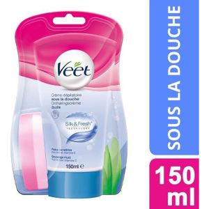 VEET Cr?me Dépilatoire Sous la douche - Peaux Sensibles 150ML