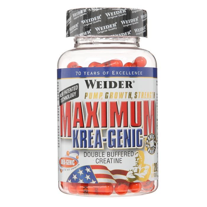 WEIDER Sachet de Maximum Krea-Genic 120 Gélules