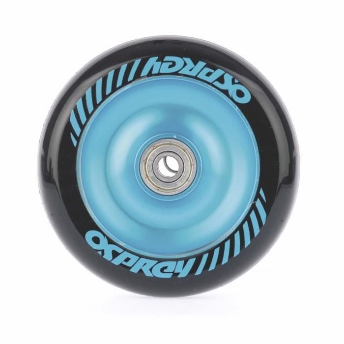 OSPREY Roues de trottinette ABEC-7 - 85A - Ø100 mm - Bleu