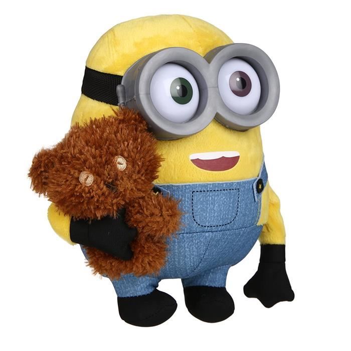 minions minion bob with teddy bear