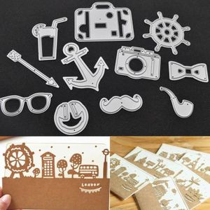 Tbest Découpes 2 Pièces Gaufrage Matrices De Découpe En Acier Au Carbone Pochoirs Décoratifs