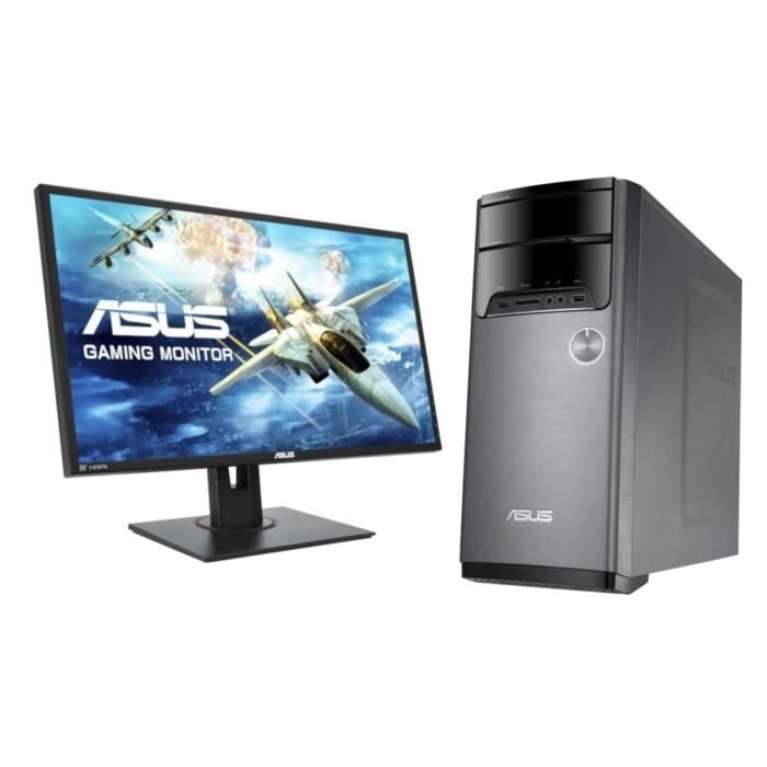 ASUS M32CD-K-FR010D - i5-7400 - RAM 8Go -128Go + 1To - GTX1050 - Endless + Ecran MG248QE - 24\