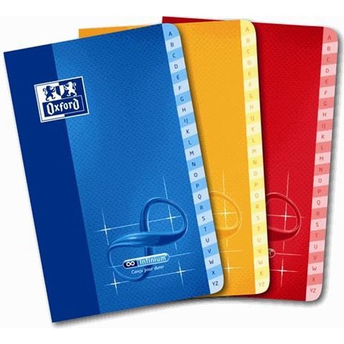 OXFORD Répertoire Infinium - 96 pages - 14 cm x 9,5 cm x 0,4 cm