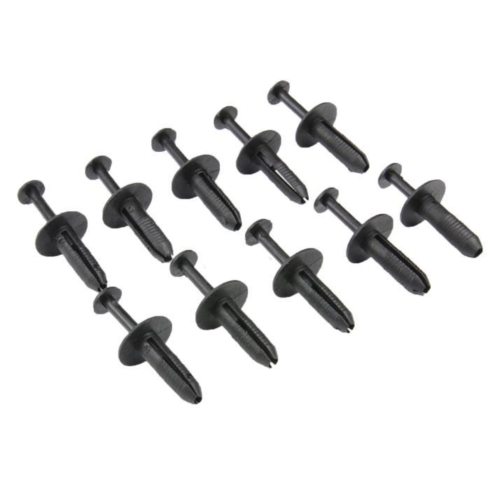 10 x Rivets Plastique Mercedes Pare-chocs Clips Panneaux jupes latérales ARCH Doublure trim