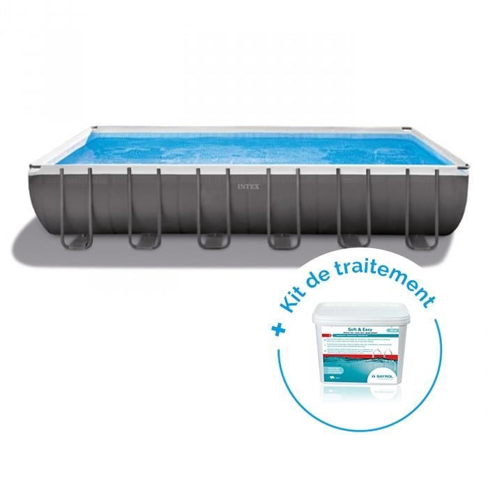 Pack Piscine Tubulaire Intex Ultra Silver 732 X 366 X 132 M