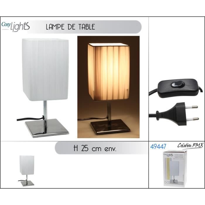 49447 Support À Chrome Poser Lampe Achat Vente MVpqUzS