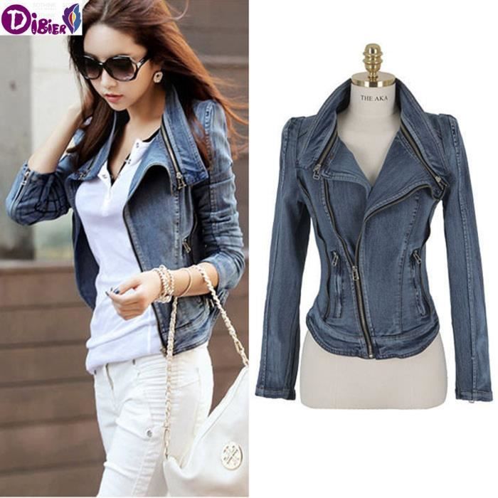 Fashion Jeans Vestes femmes surdimensionn es Veste en jean Fashion Jeans Vestes femmes surdimensionn es Veste en jean