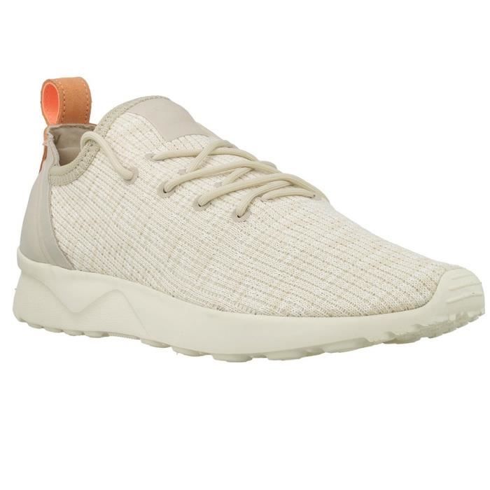 Chaussures Adidas ZX Flux Adv Virtue Sock W Beige Beige - Achat ... BASKET Chaussures Adidas ZX Flux Adv Virtue Sock W