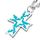 Pendentif avec chaîne rhodium Croix