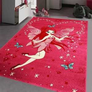 TAPIS Tapis KIDS FEE rose Tapis Enfants 60 x 110 cm
