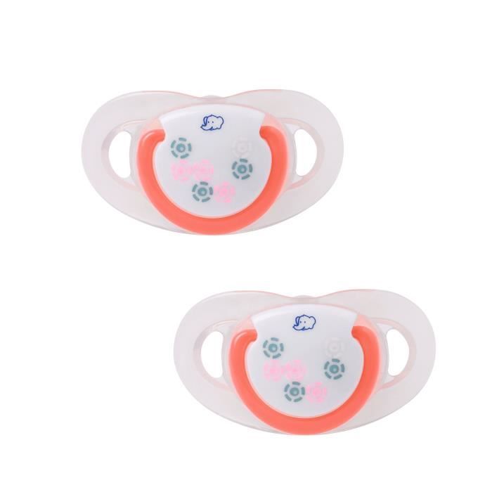 BEBE CONFORT Sucette Dental Safe 0/6m Rose (x2)