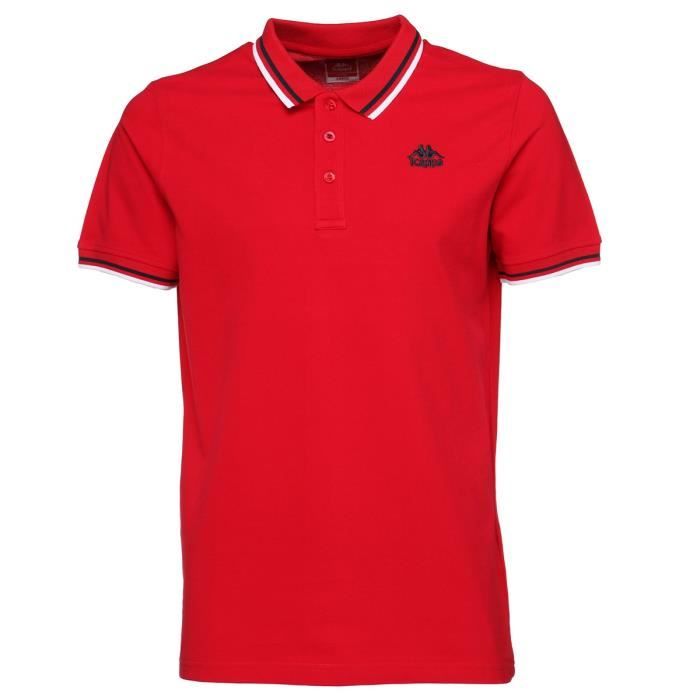 KAPPA Polo Esmalto - Homme - Rouge