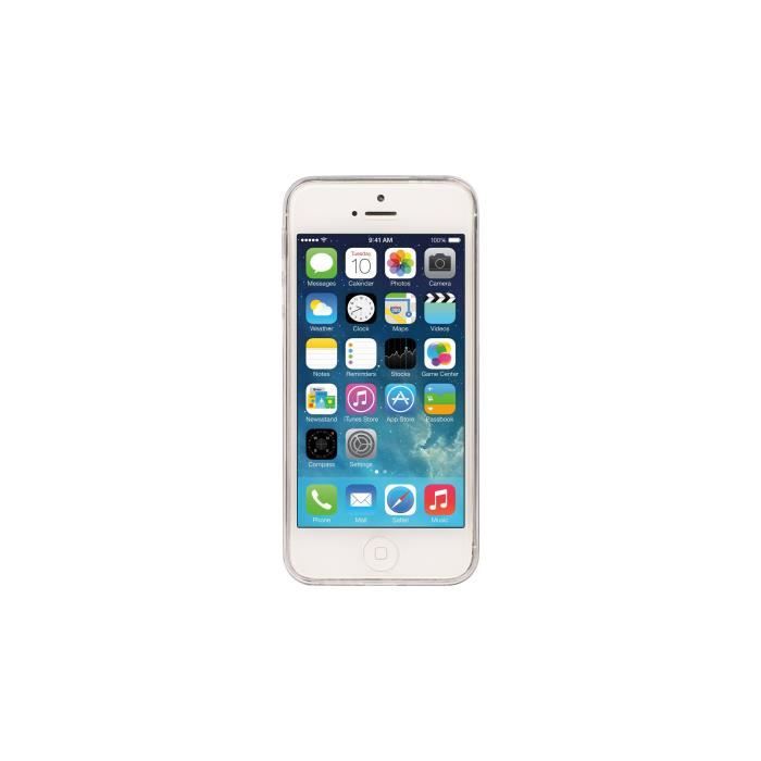 PEACH Coque en silicone Transparente – Boy – iPhone 5-5S-SE