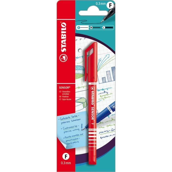 STABILO SENSOR - stylo-feutre - rouge