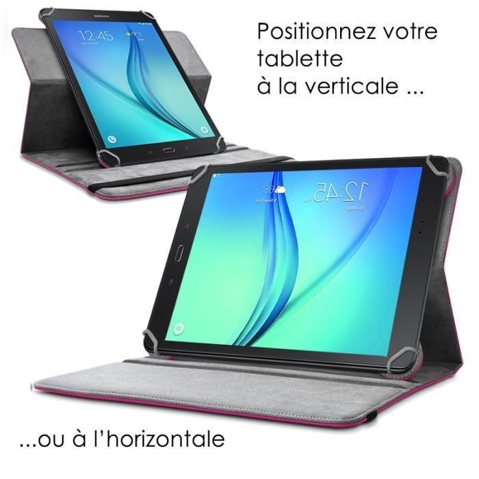 Etui Support Universel L Rose pour Logicom L-ement2
