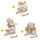 Chaise haute bebe evolutive 3 en 1