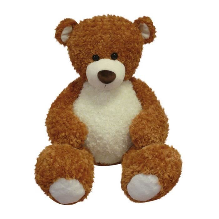 CIJEP Peluche Ours Ventre Blanc 107 Cm
