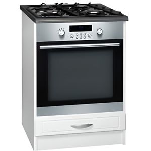 Meuble Pour Four Encastrable Et Plaque De Cuisson Avec Tiroir Cuisine Meuble Bas Dina Achat Vente Pas Cher