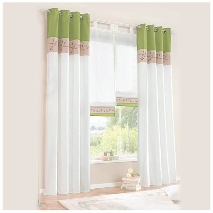 Rideaux epais vert - Achat / Vente pas cher Rideaux epais vert - Achat / Vente pas cher